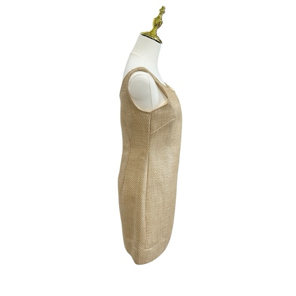 Antonio Melani X The Style Bungalow Manana Mini Raffia Dress NWT Natural $199 - Picture 7 of 16